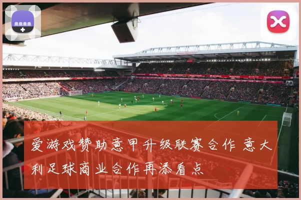 爱游戏赞助意甲升级联赛合作 意大利足球商业合作再添看点